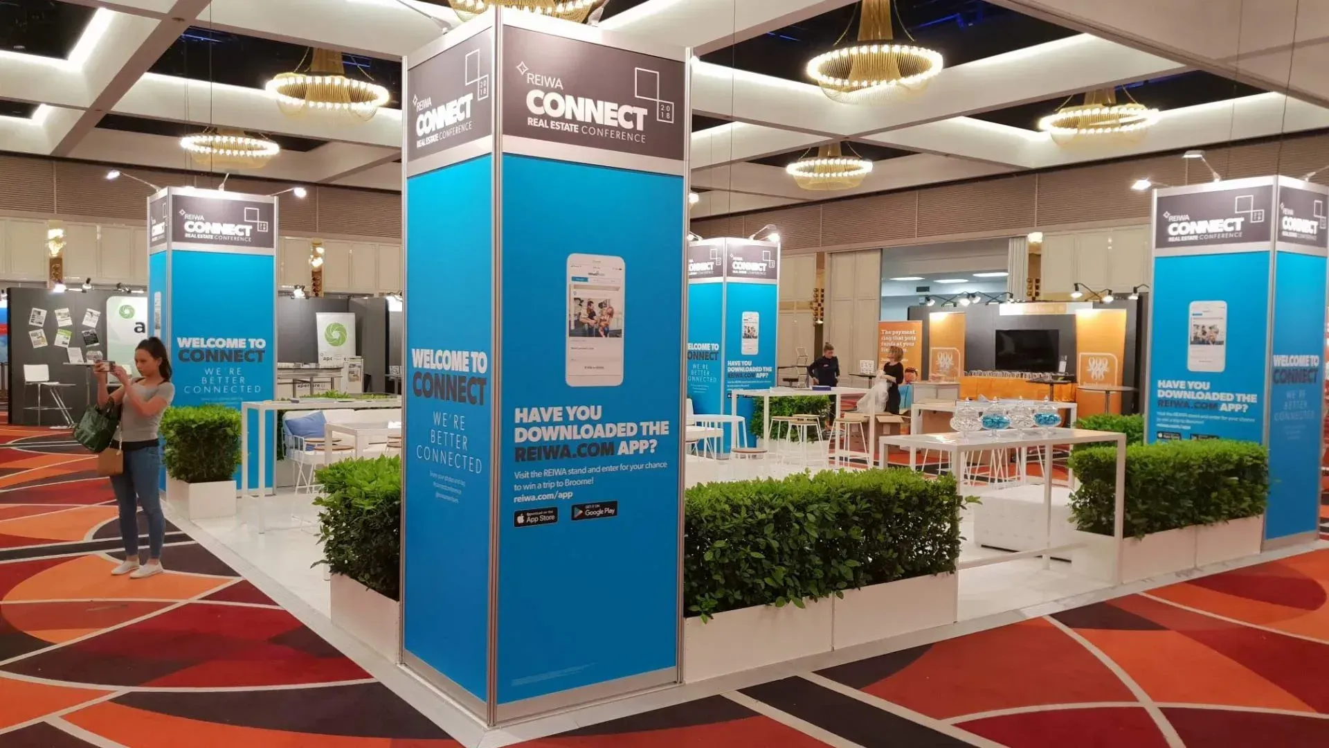 Connect real estate exhibit — Welshpool, WA — Advans Exhibition Services