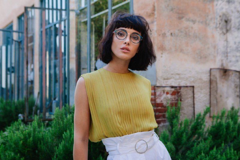 montatura da vista tondeggiante donna