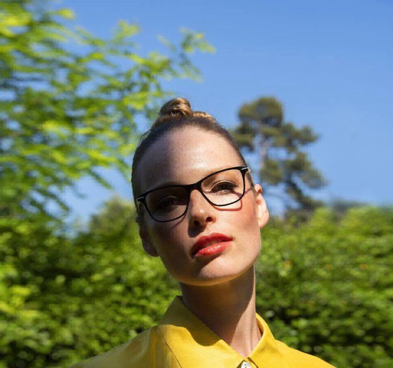 montatura da vista acetato e metallo