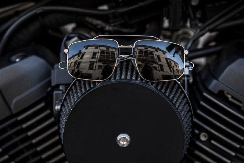 occhiali da sole metallo uomo