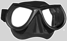 maschera sub nera mares