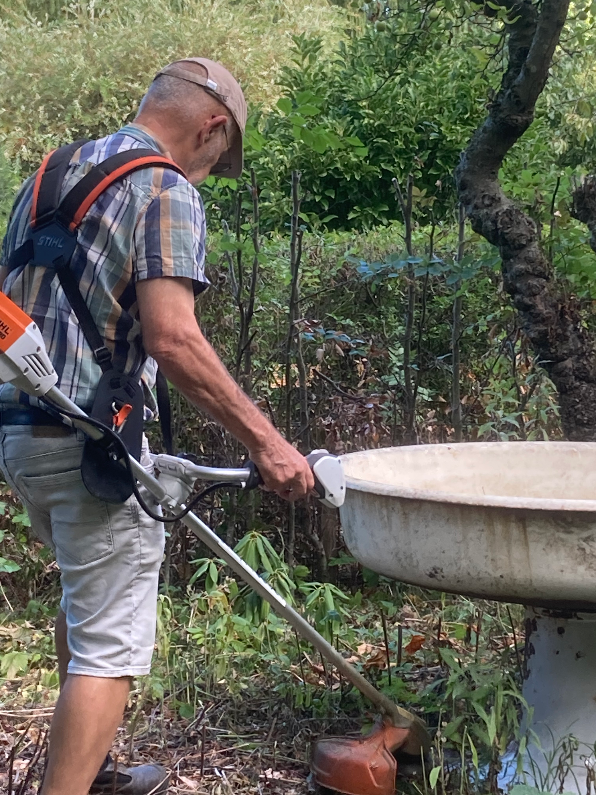 man bosmaaier volkstuin