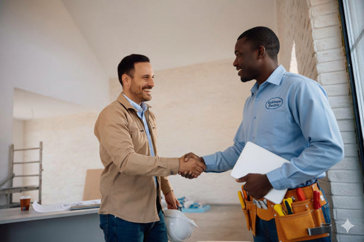 Low-profile LED puck lights installed under white kitchen cabinets, illuminating a white marble backsplash and wall outlet.