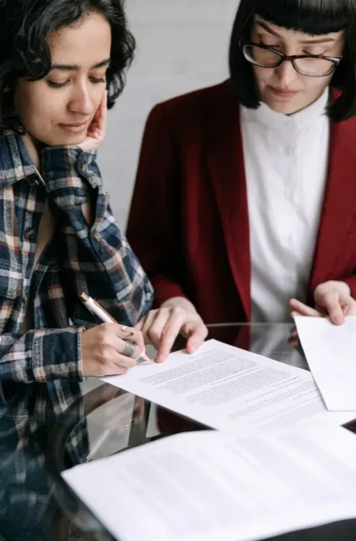 Business owner reviewing improved performance analysis results and upward financial trends with KPI Solutions Chelmsford MA