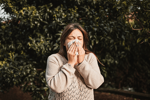 Woman Suffering Spring Allergy — Princeton, WV — Hickman’s Pharmacy