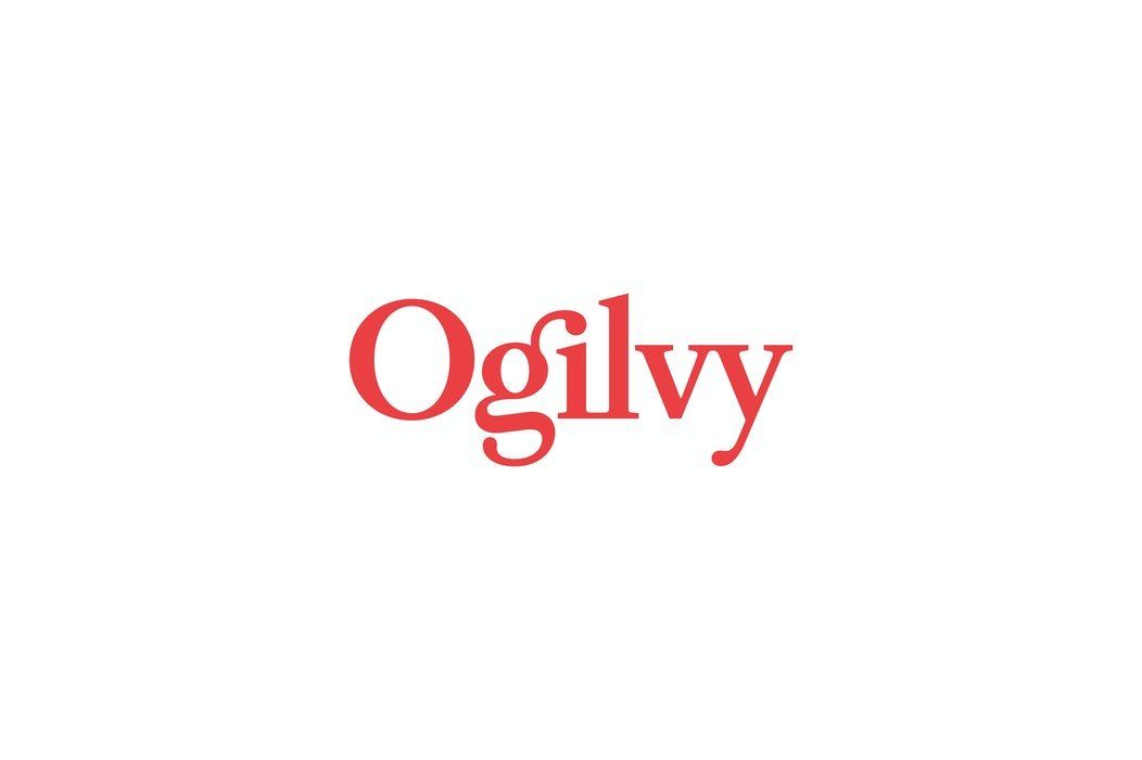 A red ogilvy logo on a white background