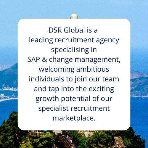 DSR Global is a leading recruitment agency specialising in SAP & change management, welcoming ambitious individuals to join our team and tap into the exciting growth potential of our specialist recruitment marketplace.