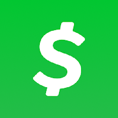 A white dollar sign on a green background.