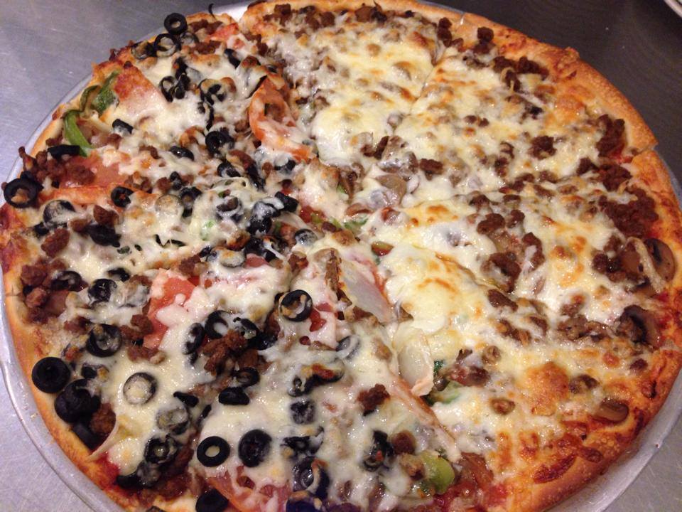 Large Pepperoni and Sausage Pizza