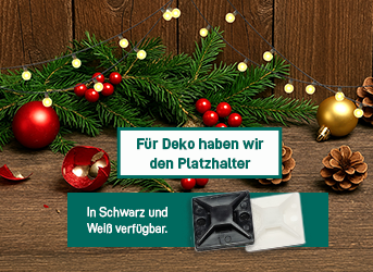 Aktion Befestigungssockel mit Verlinkung zum Shop