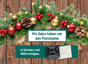 Aktion Befestigungssockel mit Verlinkung zum Shop