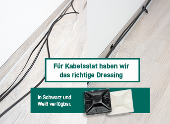 Aktion Befestigungssockel mit Verlinkung zum Shop