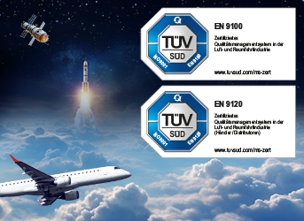 Zertifikate Luft- und Raumfahrt mit Verlinkung