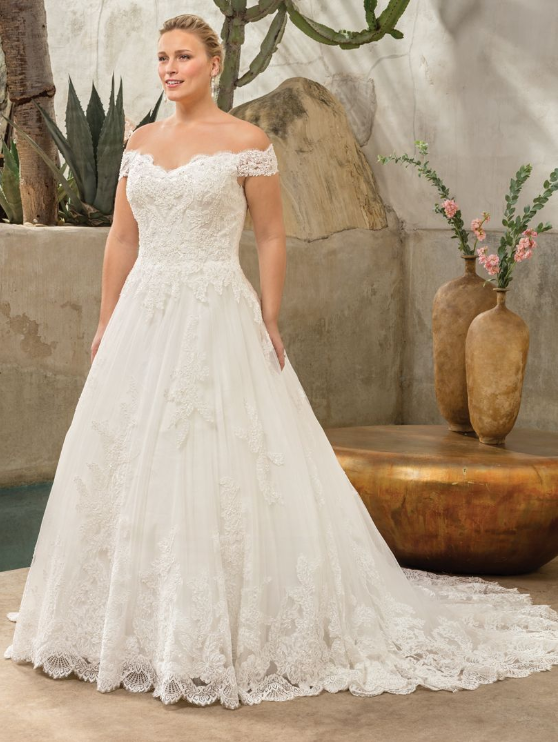 Fifi's Bridal Casablanca Plus Size Wedding Dress Style 2290 Harlow