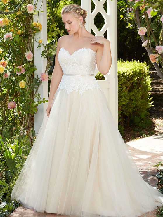 Fifi's Bridal Casablanca Plus Size Wedding Dress Style 2282 Hydrangea