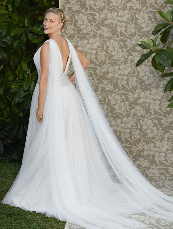 Fifi's Bridal Casablanca Plus Size Wedding Dress Style 2272 Dahlia