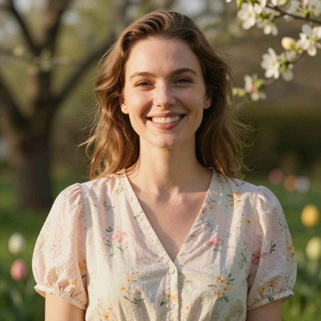 Customer testimonial portrait