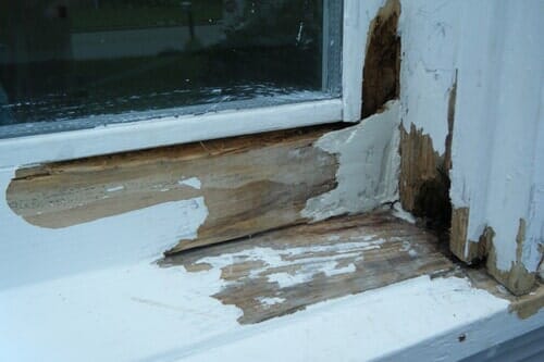 Residential Painting — Damage Wood Window in Newport News, VA