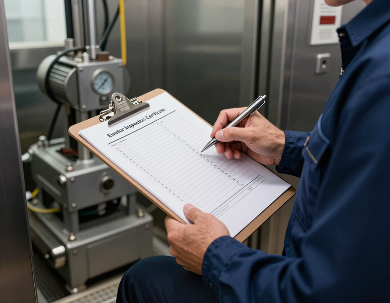Certificación y checklist de elevadores