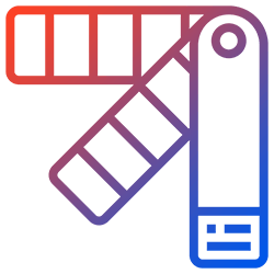 Icona - palette di colori