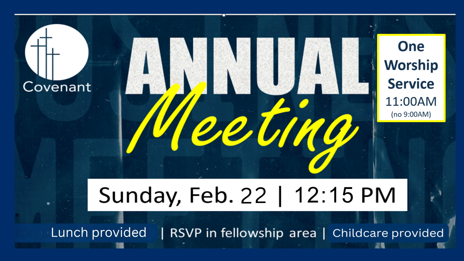 Annual Meeting — Omaha, NE — Covenant Presbyterian Church