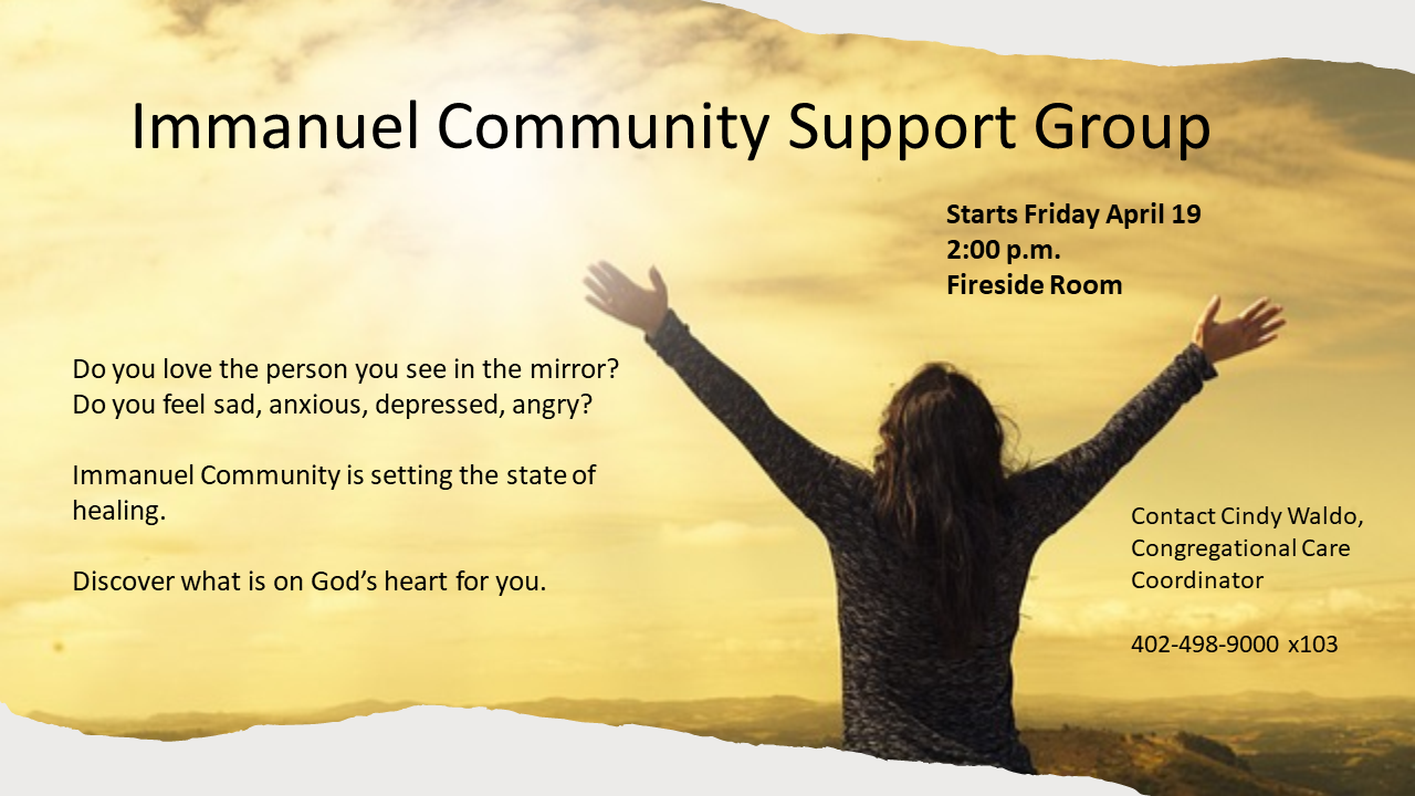 Immanuel Support Group — Omaha, NE — Covenant Presbyterian Church