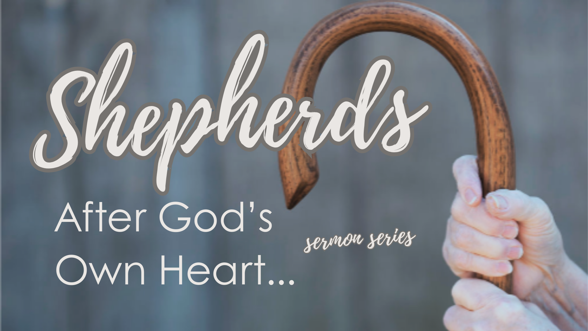 Shepherds After God's Own Heart sermon series
