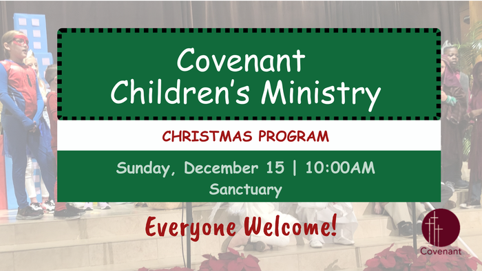 Children's Christmas program — Omaha, NE — Covenant Presbyterian Church