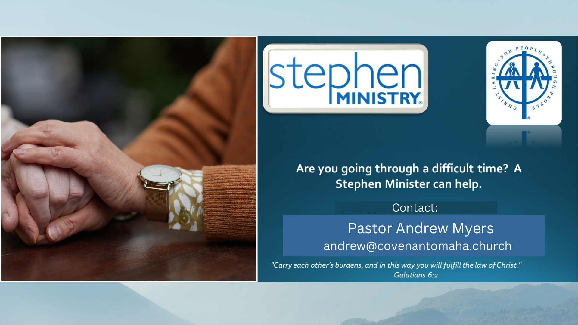 Stephen Ministry - Covenant Church - Omaha, NE Stephen Ministry - Covenant Church, Omaha, NE