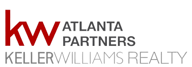 Red letter K & W  of Keller Williams Atlanta Partners logo 
