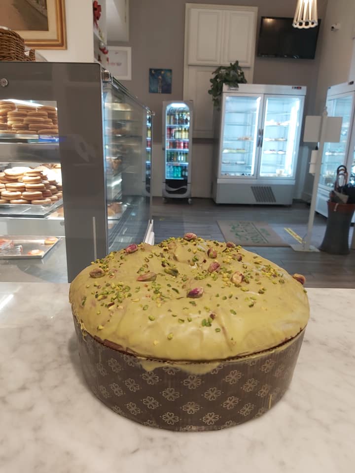 Panettone al pistacchio