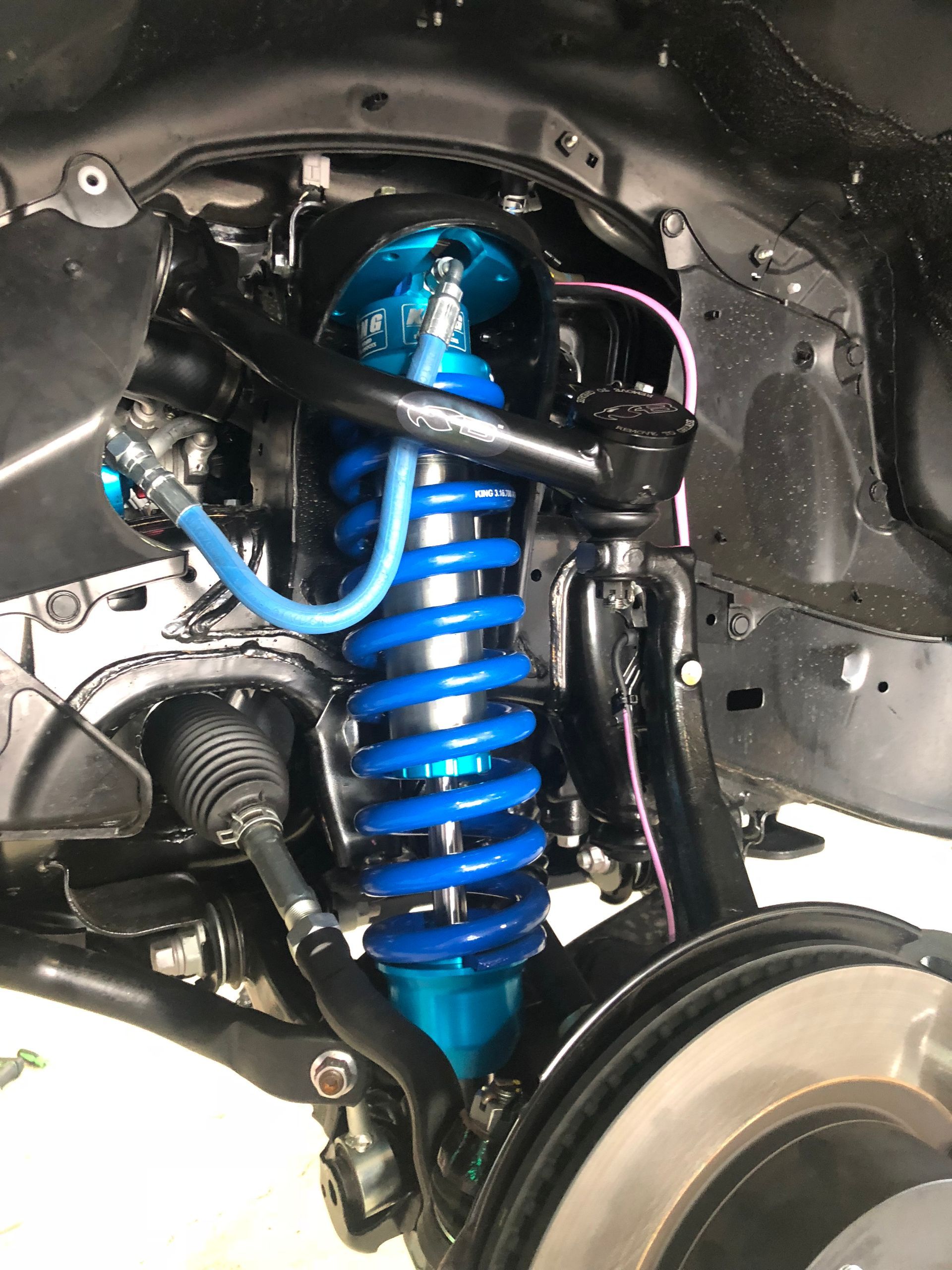 Fox Suspension Components Installed on A Vehicle — S&P Complete Automotive in Port Macquarie, NSW