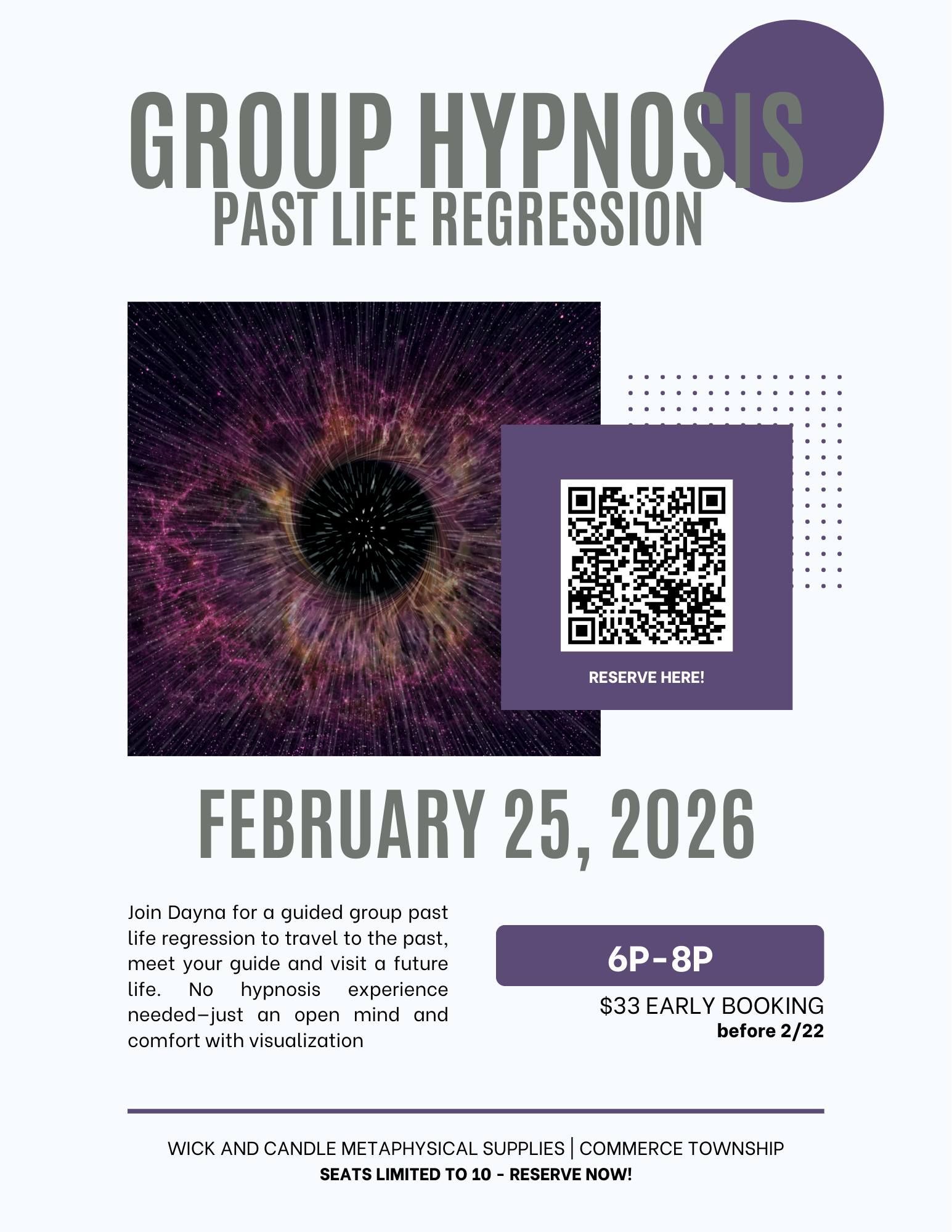 Poster for a sound immersion event. 