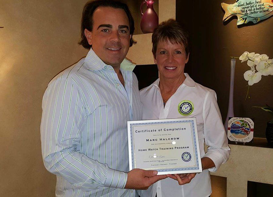 Diane Pisani and Marc Halcrow — Naples, FL — Home Watch Academy