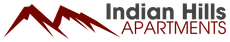 Indian Hills Apartments Header Logo - Select to go home 