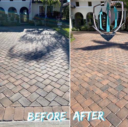 Paver Sealing in Swfl | Aqua Men Pro