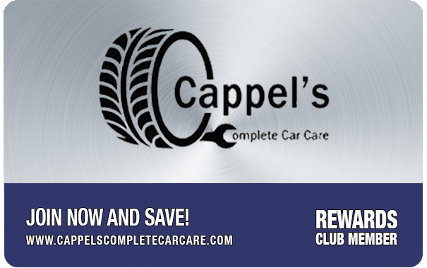Rewards Card | Cappel's Complete Car Care