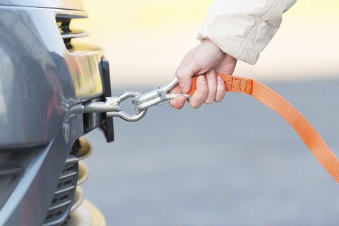 Hand holding Tow Rope - Towing in Roanoke, Virginia