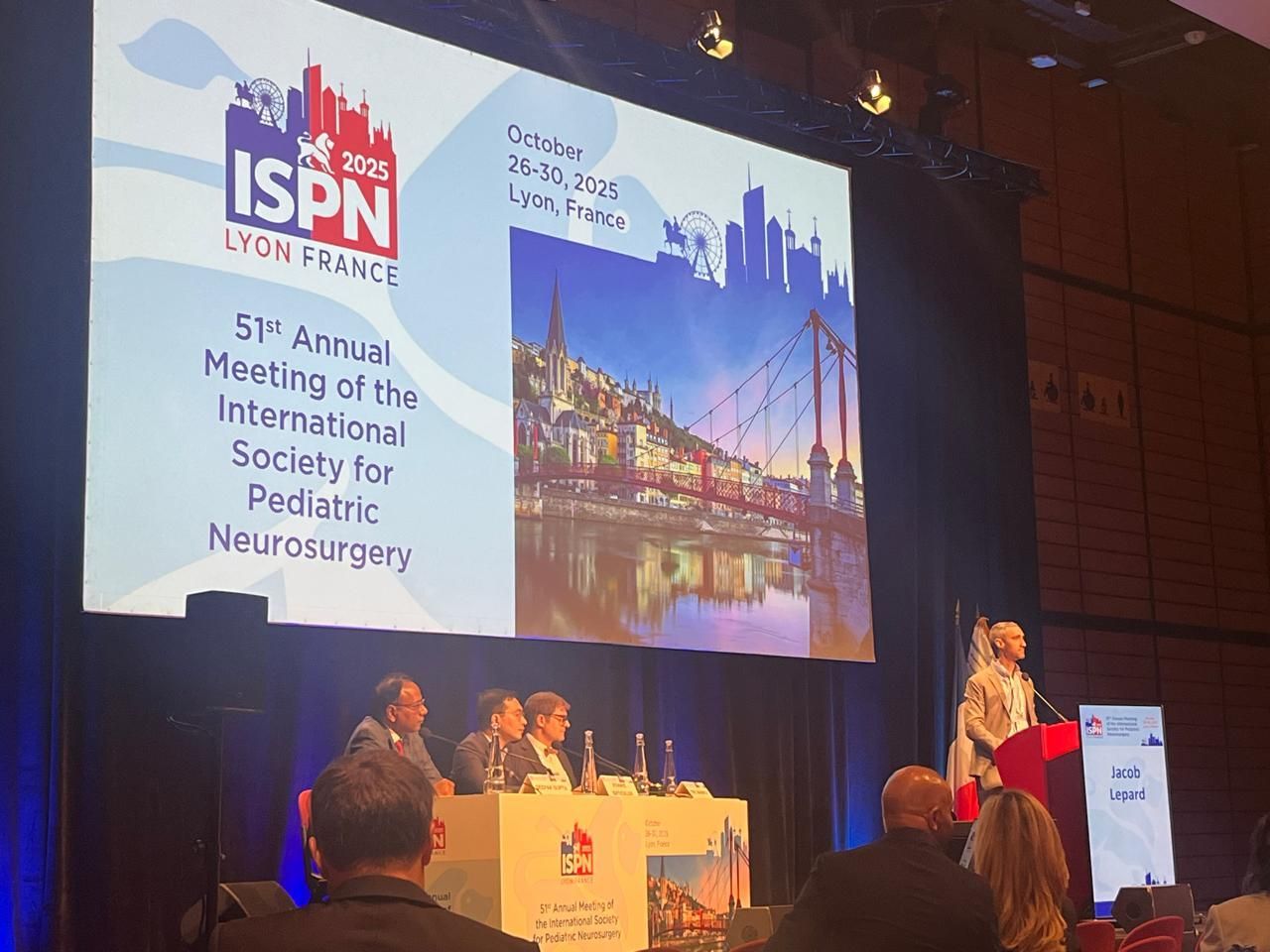 Dr. Jacob Lepard wins Best Podium Presentation at 51st ISPN Meeting in Lyon for TBI biomarker study.