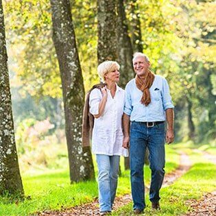 Happy Senior Couple — Life Insurance in Merrillville, IN