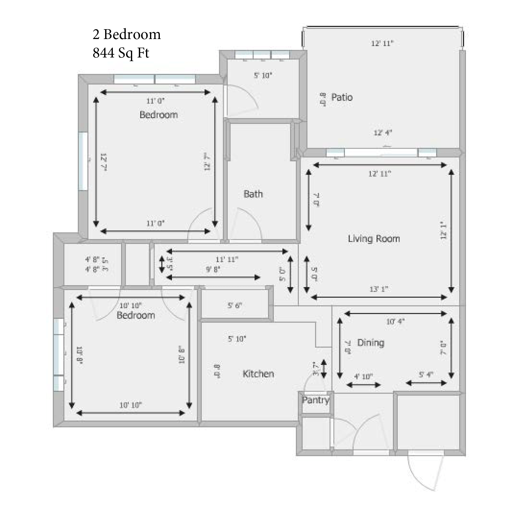 2 Bedroom