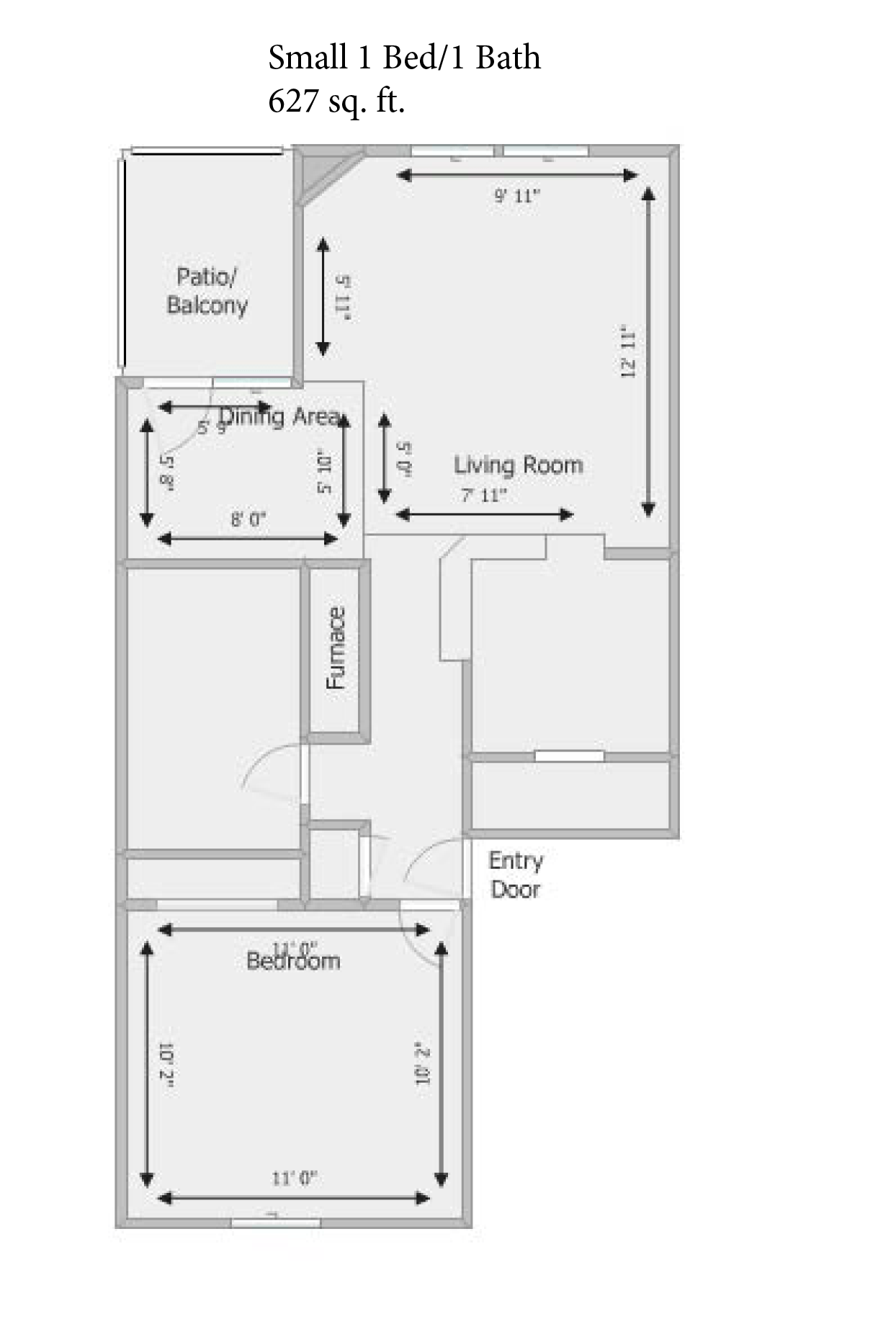Small 1 Bedroom