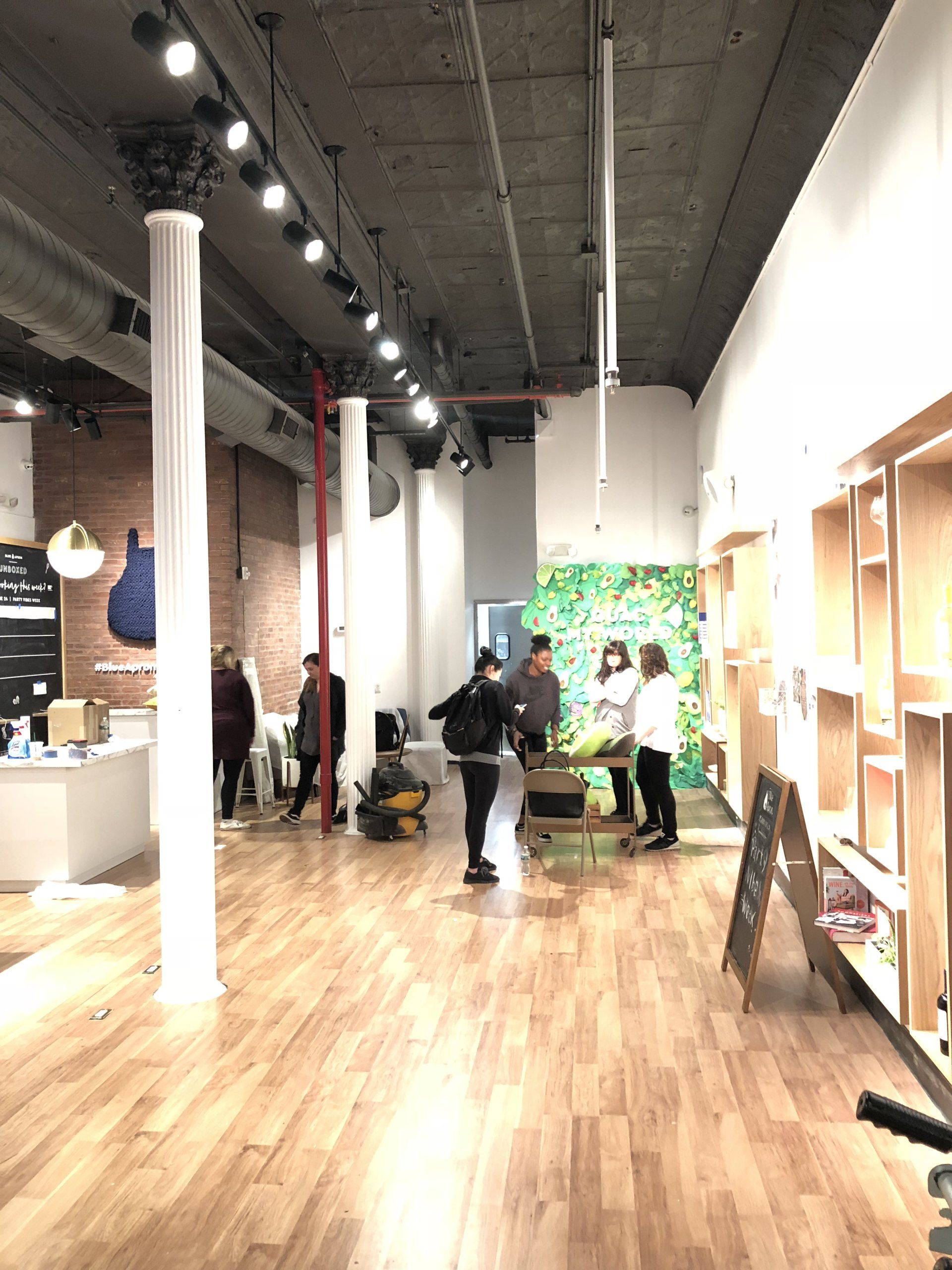 Lighting used for an art gallery in New York City