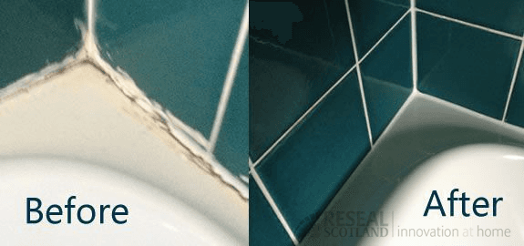 Before and After resealing