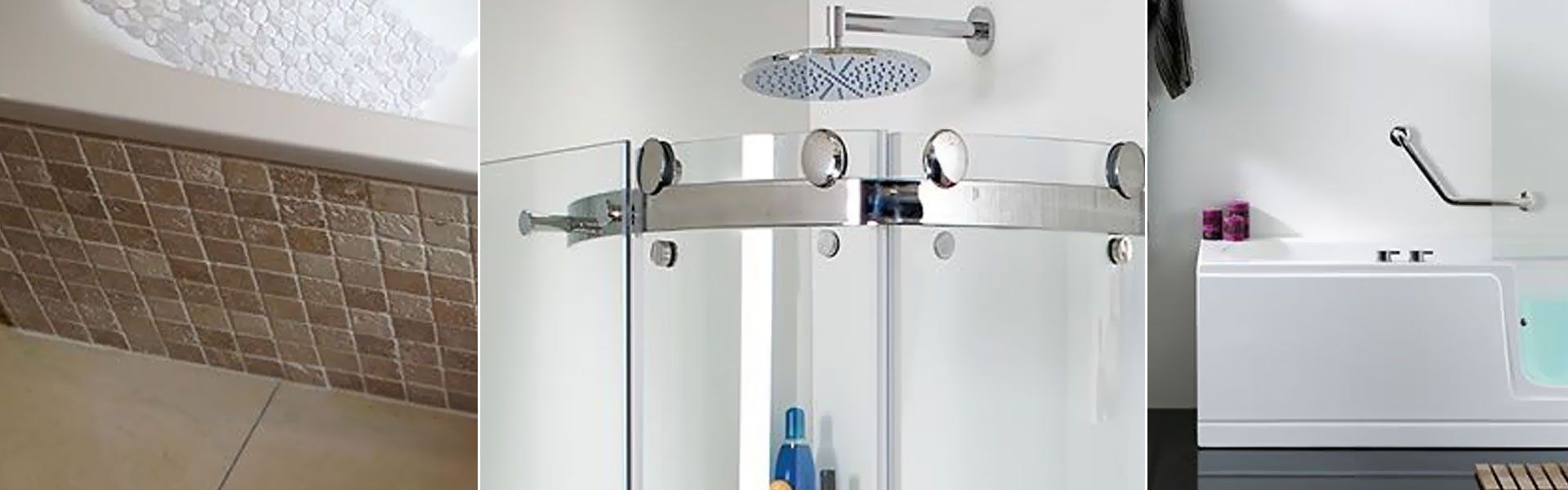 shower and bathtub