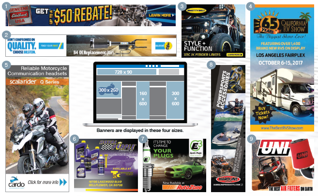 examples of vehicle aftermarket banner ads