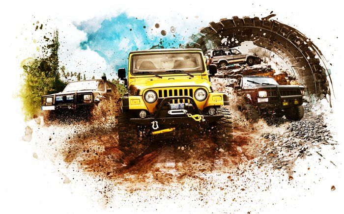 example images off-road and jeep drivers we target for ecommerce advertising
