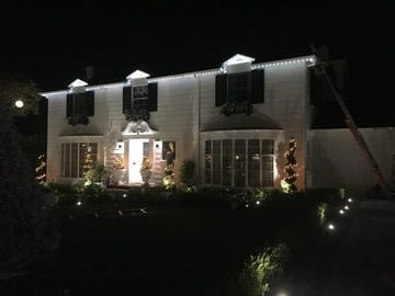 House With Lights At Garden — Maintenance in Culver City, CA