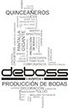 DEBOSS eventos, logotipo.