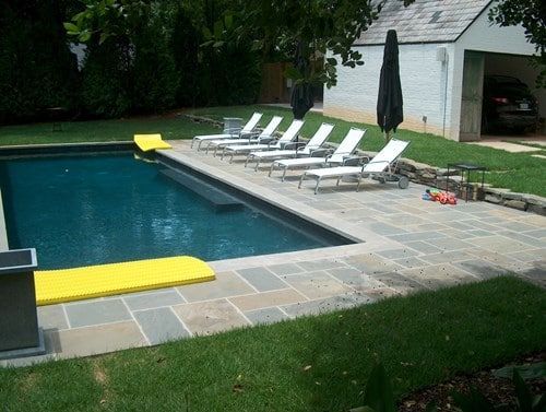 Bluestone Pool Finished